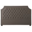 Steve Silver Willshire Tufted King Platform Bed in Gray