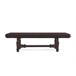 Antoinette Extension Dining Table in Cherry and Mahogany Finish