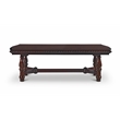 Antoinette Extension Dining Table in Cherry and Mahogany Finish