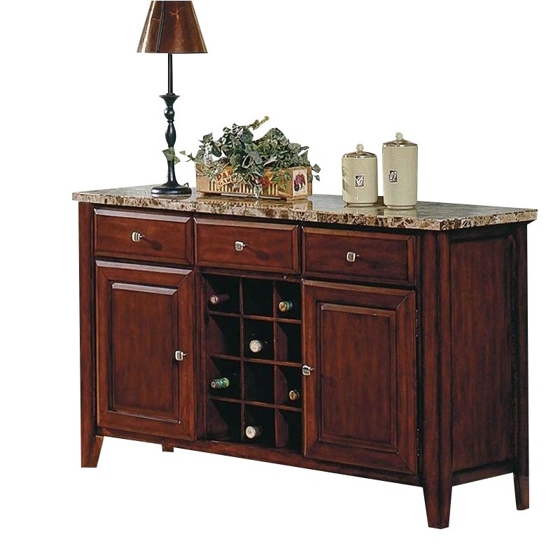 Steve Silver Company Montibello Wine Rack Server MN500SV