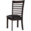 Ally Wood Ladderback Dining Side Chair in Espresso