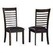 Ally Wood Ladderback Dining Side Chair in Espresso