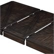 Steve Silver Ally Extendable Wood Dining Table in Espresso