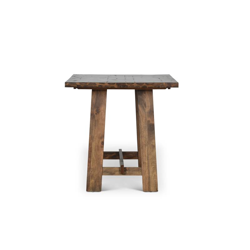 Steve Silver Saranac 5-Piece Chocolate Mango Wood Counter Height Dining Set