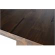 Steve Silver Saranac 5-Piece Chocolate Mango Wood Counter Height Dining Set