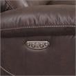 Aria Saddle Brown 3-Piece Reclining Sectional