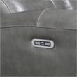 Steve Silver Laurel Gray Leather Power Reclining Chair