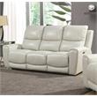 Steve Silver Laurel Ivory Leather Power Reclining Sofa
