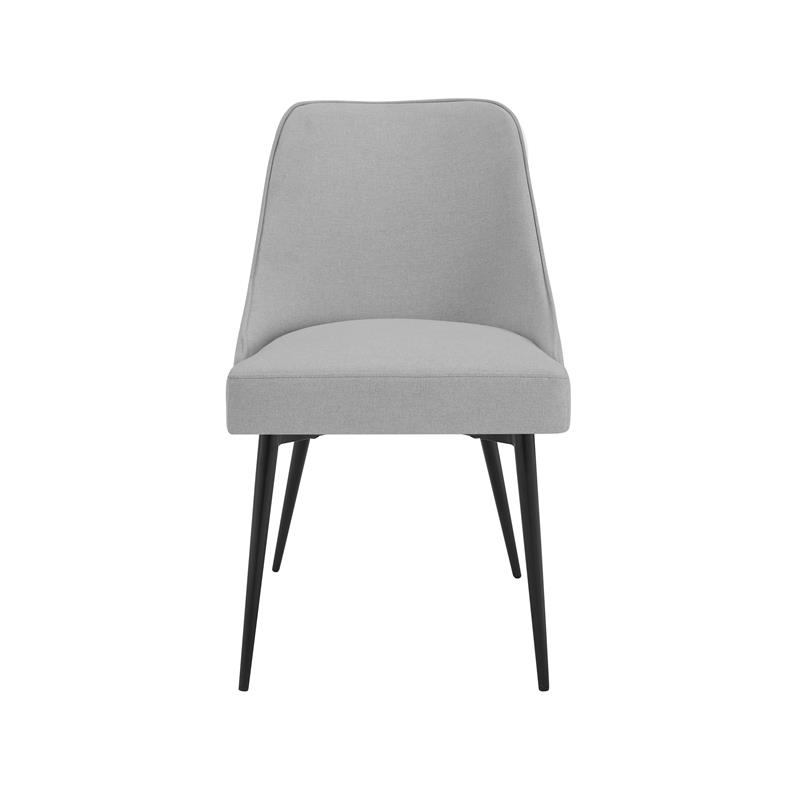 Steve Silver Colfax Side Dining Chair in Stone Gray Fabric