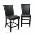 Steve Silver Camila Black Faux Leather Counter Chair