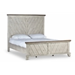 Steve Silver Bear Creek Rustic Ivory King Panel Bed