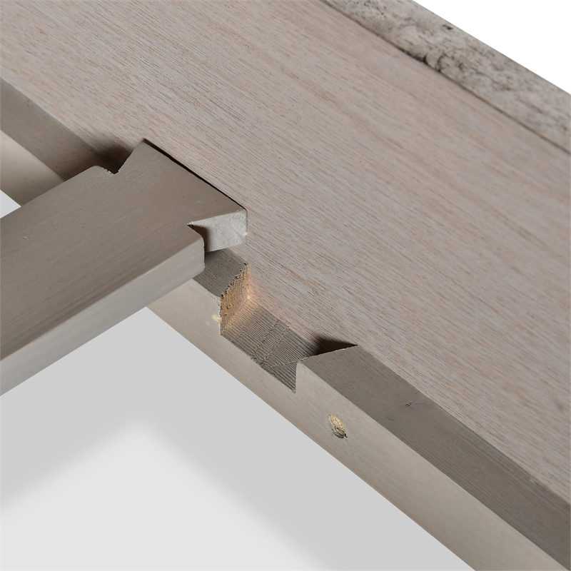 Steve Silver Bear Creek Rustic Ivory King Panel Bed