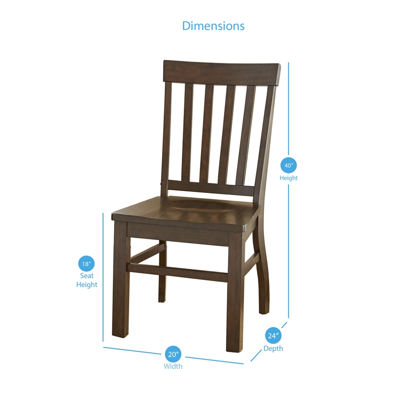 Cayla Antique White 7-Piece Dining Set with Dark Oak Chairs