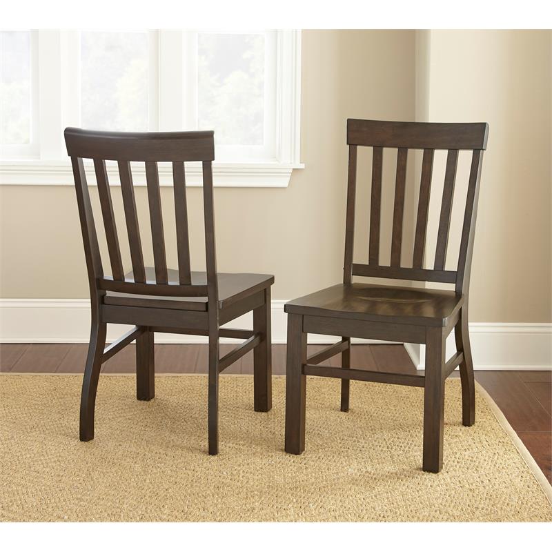 Cayla Two-Tone 7 Piece Dining Set in Dark Oak