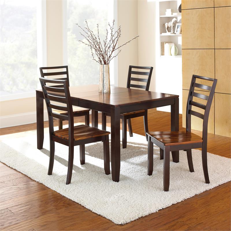 Abaco Two-Tone Cordovan Cherry 5-Piece Dining Set