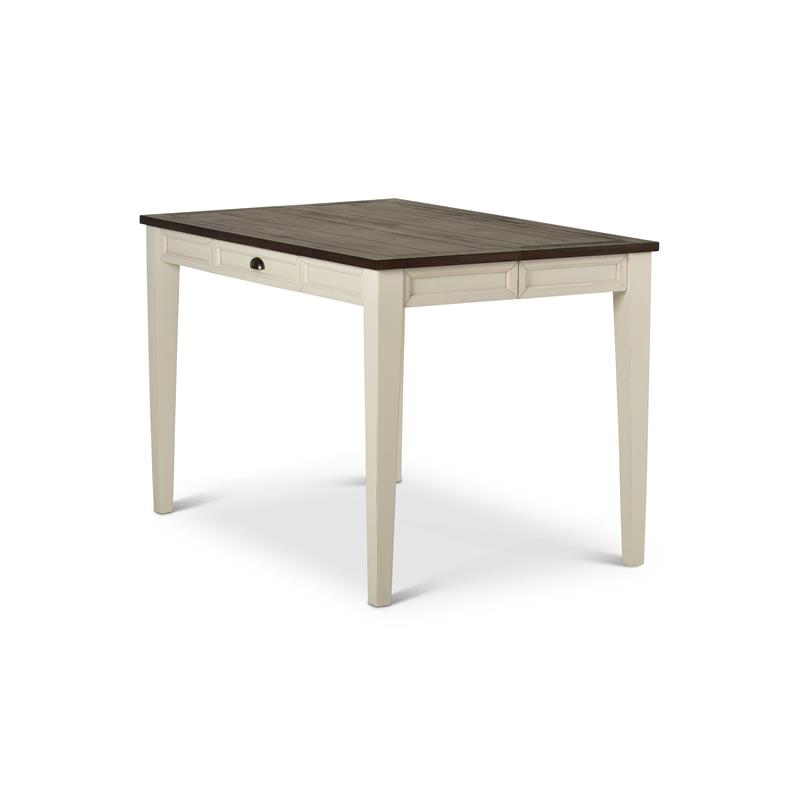 Cayla 7-Piece Counter Height Dining Set with Dark Oak Chairs