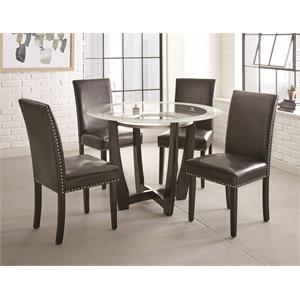 Verano Espresso 5-Piece Dining Set
