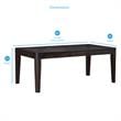 Ally Espresso 6-Piece Dining Set