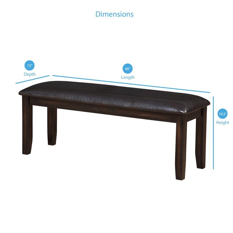 Ally Espresso 6-Piece Dining Set