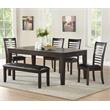 Ally Espresso 6-Piece Dining Set