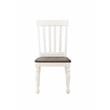 Joanna Two-Tone 7-Piece White Dining Set