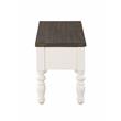 Steve Silver Joanna Two-Tone 6-Piece Dining Set in Ivory