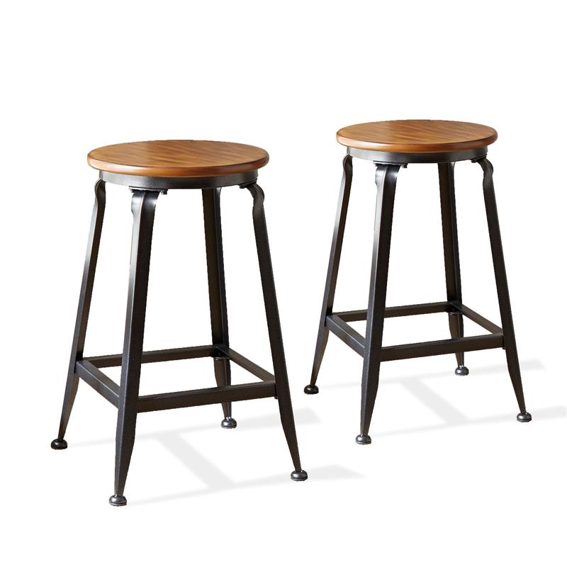 Adele Burnished Brown 5-Piece Counter Height Dining Set