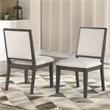 Steve Silver Mila Washed Gray Side Chair