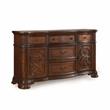 Royale Warm Pecan Brown Buffet of Poplar wood and oak veneers