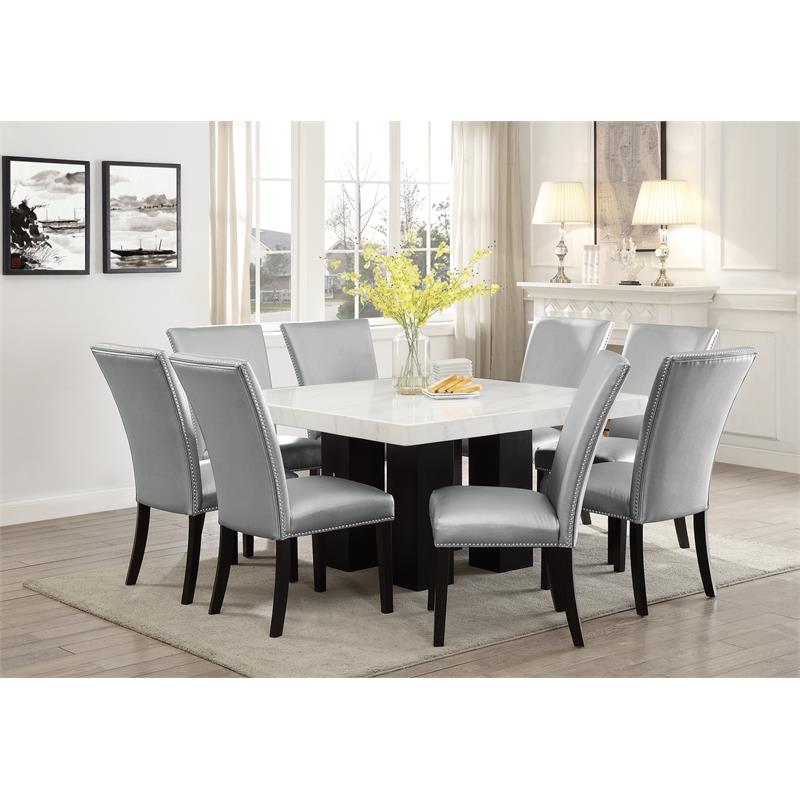 Camilla White Marble Top Square Dining Table Cymax Business   1975057 2 L 