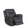 Steve Silver Isabella Gray Vinyl Recliner Chair