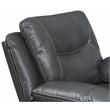 Steve Silver Isabella Gray Vinyl Recliner Chair