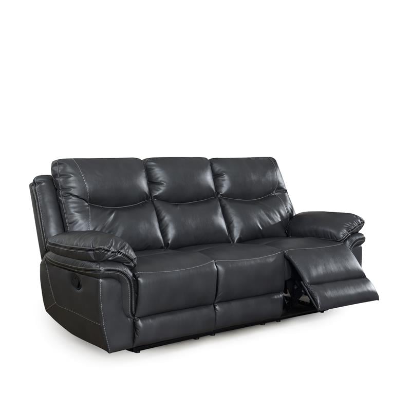 Steve Silver Isabella Grey Recliner Sofa
