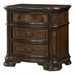 Steve Silver Royale Brown Cherry 3-Drawer Nightstand