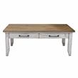 Steve Silver Bear Creek Rustic Ivory and Honey Finish Cocktail Table