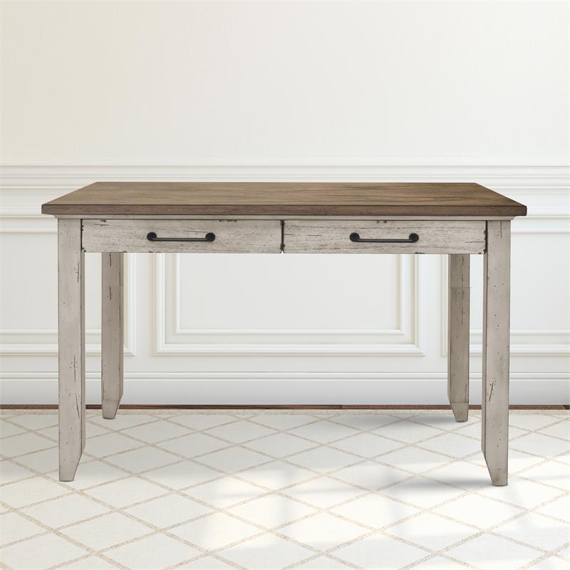 Steve Silver Bear Creek Rustic Ivory and Honey Sofa Table