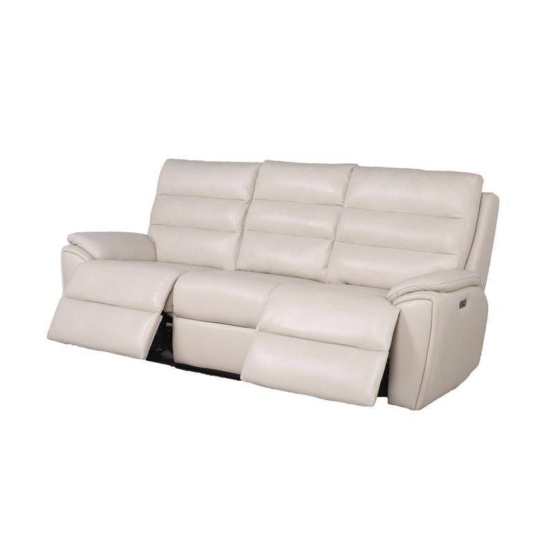 Steve Silver Duval Ivory Leather Sofa, Ivory Leather Sofa And Loveseat