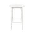 Steve Silver Hilton White Solid Acacia Wood Counter Stool