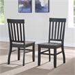 Steve Silver Raven Noir Two-Tone Ebony and Driftwood 7-Piece Dining Set