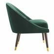 Steve Silver Avalon Velvet Accent Chair - Green