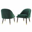 Steve Silver Avalon Velvet Accent Chair - Green
