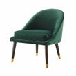 Steve Silver Avalon Velvet Accent Chair - Green