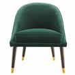 Steve Silver Avalon Velvet Accent Chair - Green