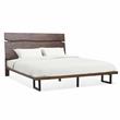 Steve Silver Pasco Solid Wood Queen Platform Bed in Distressed Cocoa