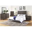 Steve Silver Broomfield Walnut King Engineered Wood 6-Piece Bedroom Set