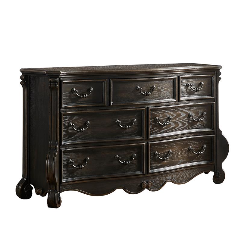 Steve Silver Rhapsody Multi-step Molasses Wood 7-drawer Dresser
