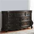 Steve Silver Rhapsody Multi-step Molasses Wood 7-drawer Dresser