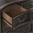 Steve Silver Rhapsody Multi-step Molasses Queen 4-Piece Wood Panel Bedroom Set