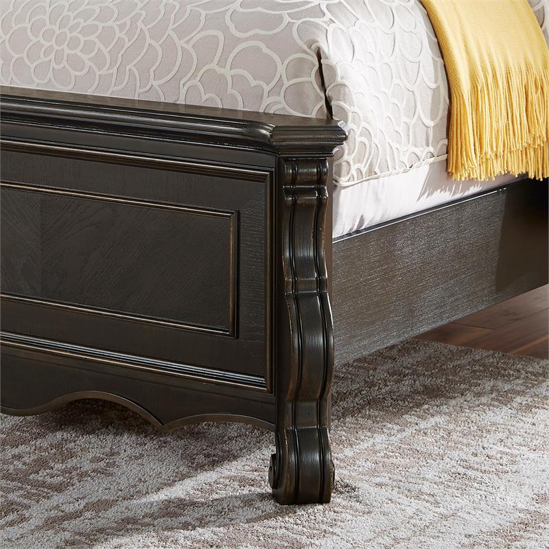 Steve Silver Rhapsody Multi-step Molasses Queen 5-Piece Wood Panel Bedroom Set