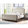 Steve Silver Rhapsody Multi-step Molasses King Wood 5-Piece Sleigh Bedroom Set